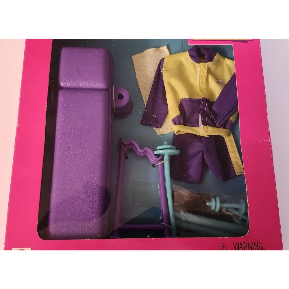 Mattel KEN Weight Liftin' Fun Playset~ So Much To Do!~ Barbie NRFB Vtg 1995